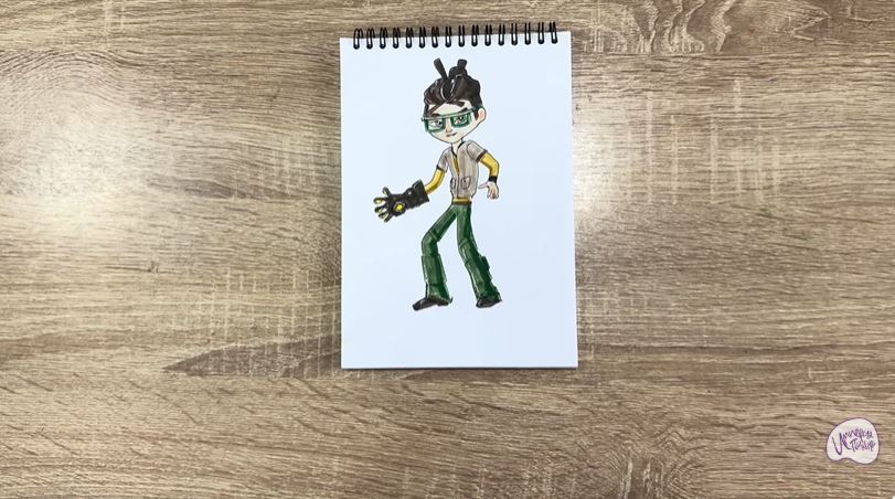 Рисуем Виктор из "герои Энвелла"