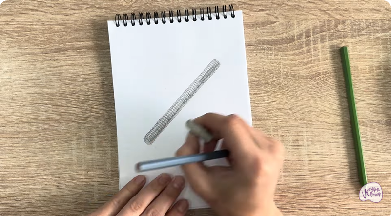 Рисуем Шпилька резьбовая