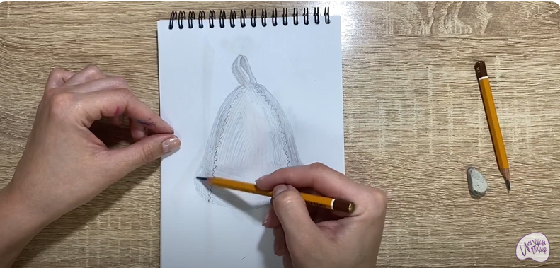 Рисуем Шапка для бани
