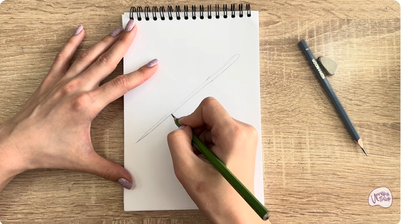 Рисуем Игла для швейной машинки