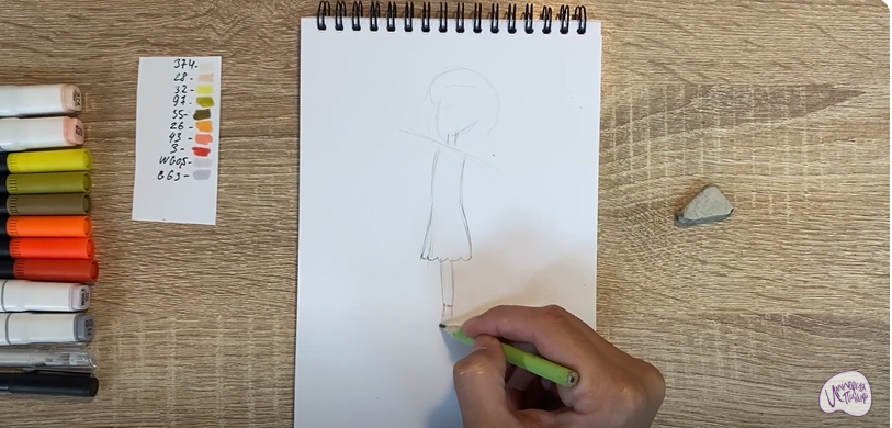 Рисуем Варя из "Царевны"