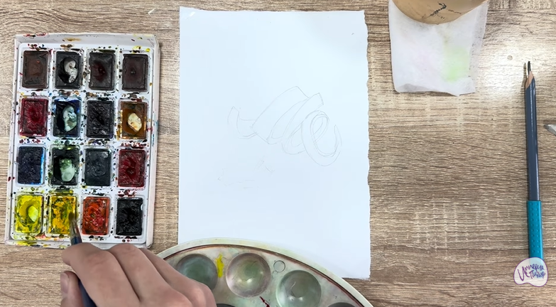 Рисуем Цедра лимона