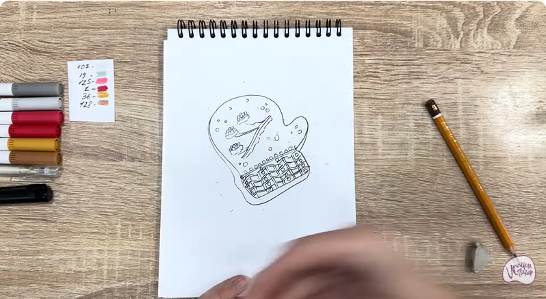 Рисуем Имбирный пряник