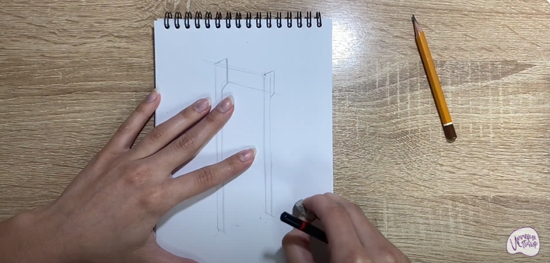 Рисуем Гимнастическая стенка