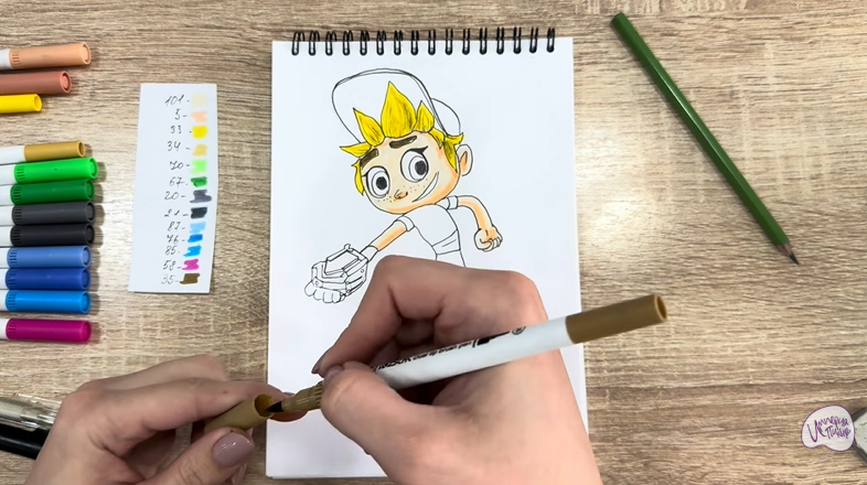 Рисуем Тимми из "Живой гараж"