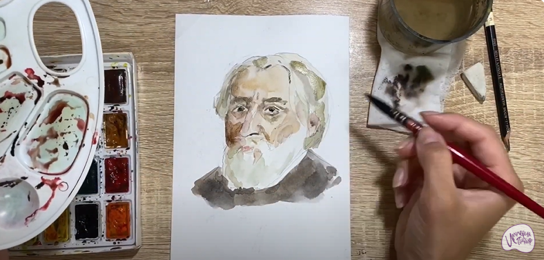 Рисуем Иван Сергеевич Тургенев