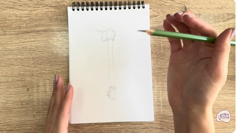 Рисуем Колонка водоразборная