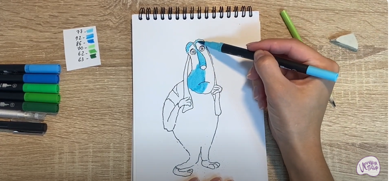 Рисуем Маффин из "Финник"