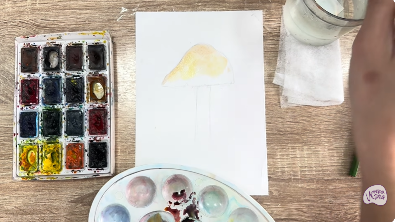 Рисуем Колпак кольчатый