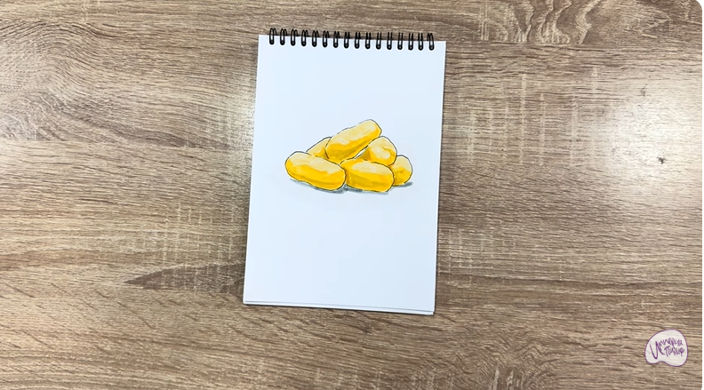 Рисуем Кукурузные палочки