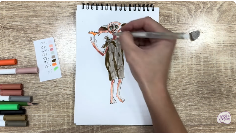 Рисуем Добби