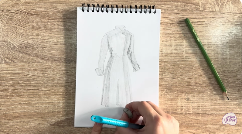 Рисуем Кафтан