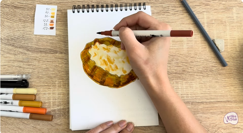 Рисуем Карельская калитка