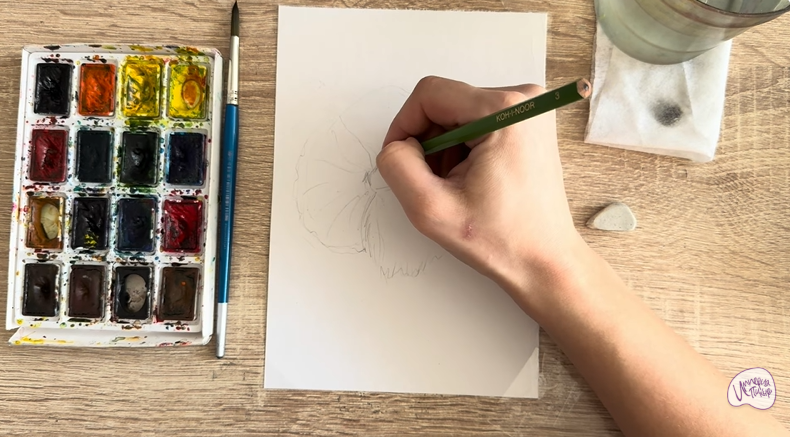 Рисуем Рыба петушок