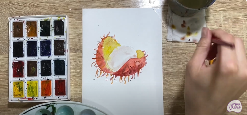 Рисуем Рамбутан
