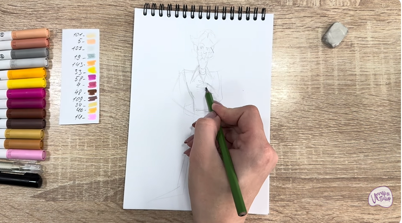 Рисуем Супербро из «Доктор Динозавров»