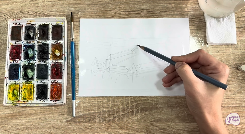 Рисуем Звенигород