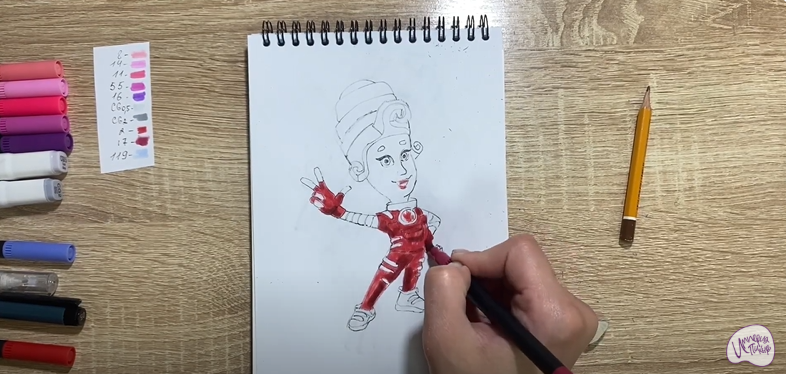 Рисуем Мася из "Фиксиков"