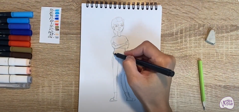 Рисуем Кристина из мультфильма "Финник"