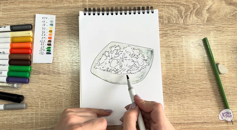 Рисуем Плов