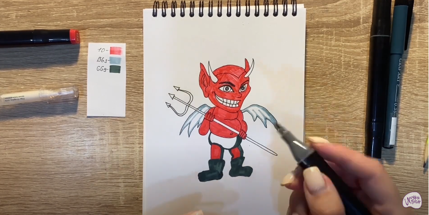 Рисуем Дьявол