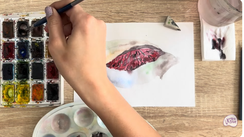 Рисуем Жабры рыбы