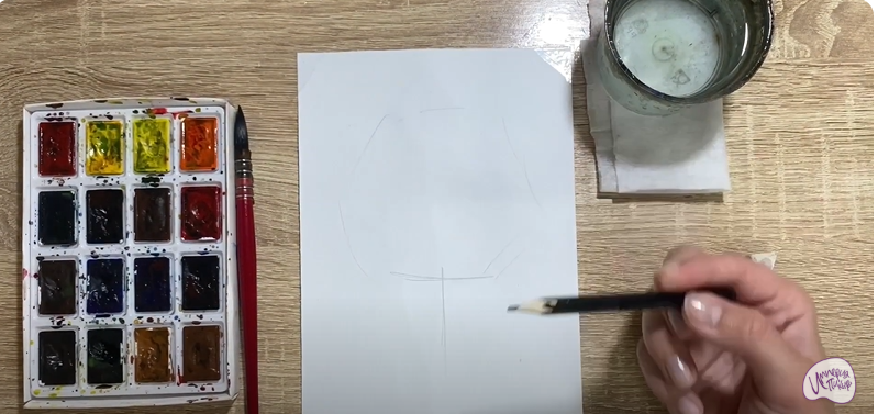 Рисуем Каланхоэ