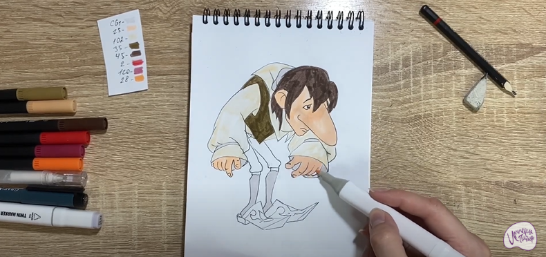 Рисуем Карлик Нос