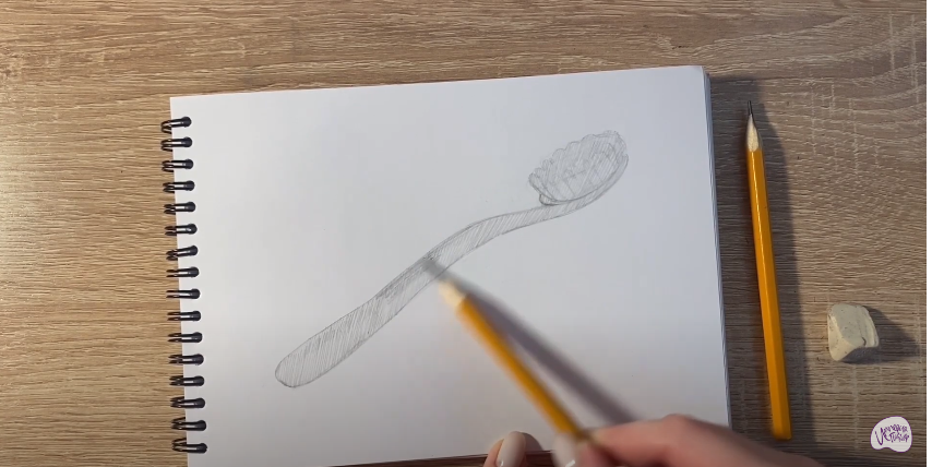 Рисуем Зубная щётка