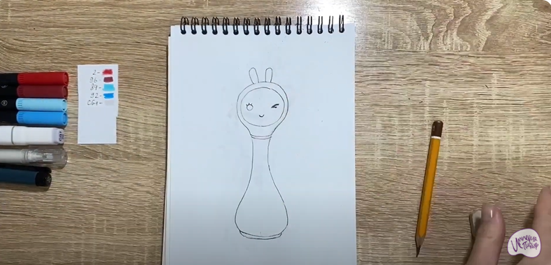 Рисуем Игрушка "Умный зайка"