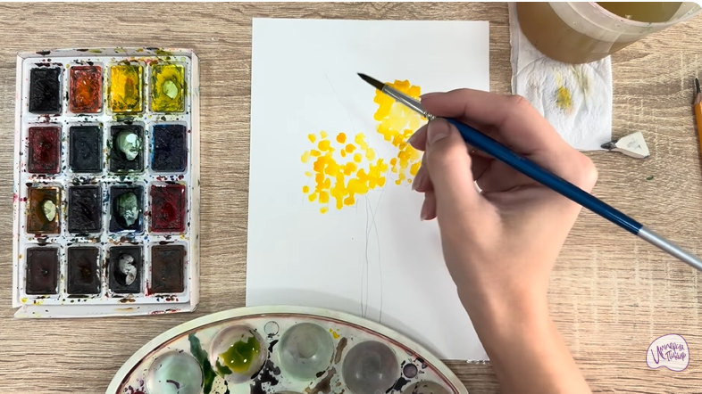 Рисуем Бессмертник