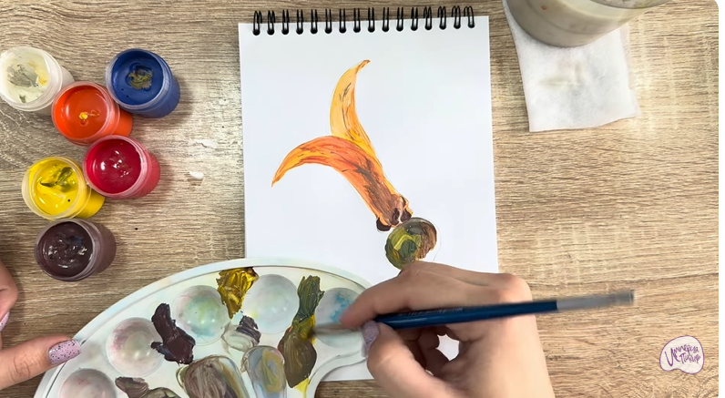 Рисуем Диптерокарпус