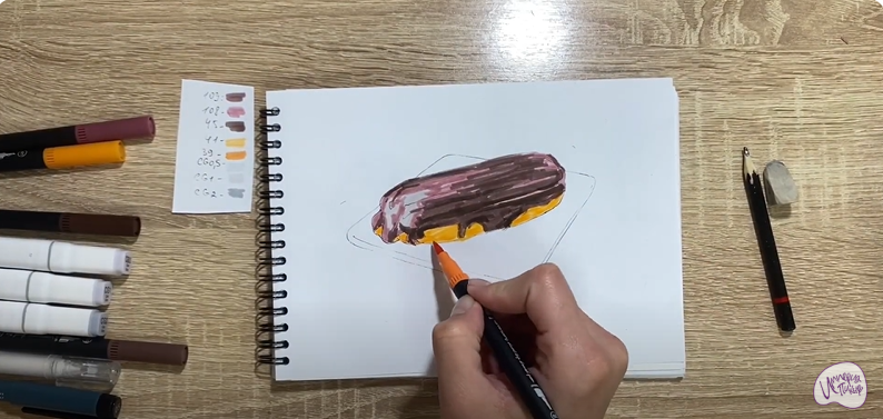 Рисуем Эклер