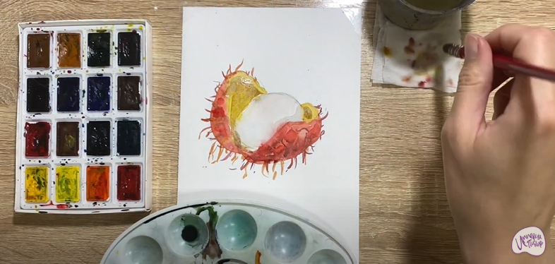 Рисуем Рамбутан