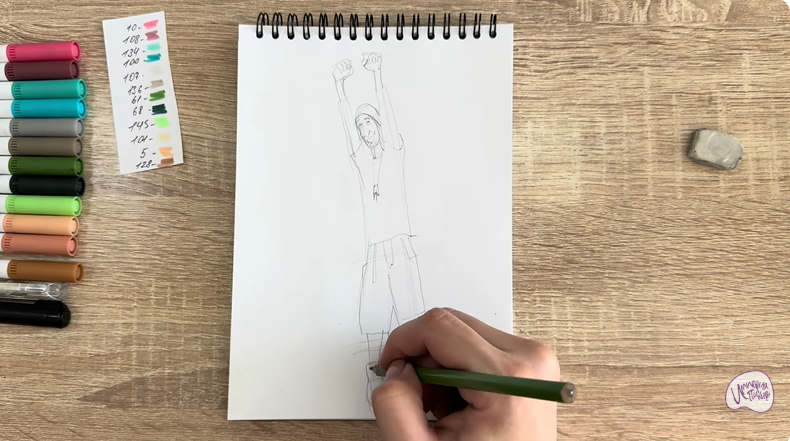 Рисуем Фред из "Город героев"