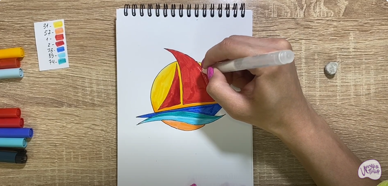Рисуем Алые паруса