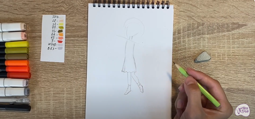 Рисуем Варя из "Царевны"