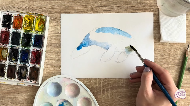 Рисуем Дюгонь