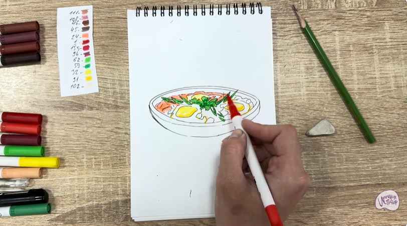 Рисуем Шакшука