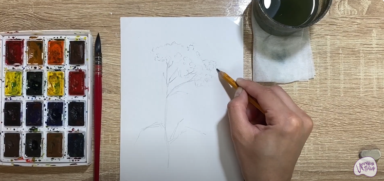 Рисуем Тысячелистник