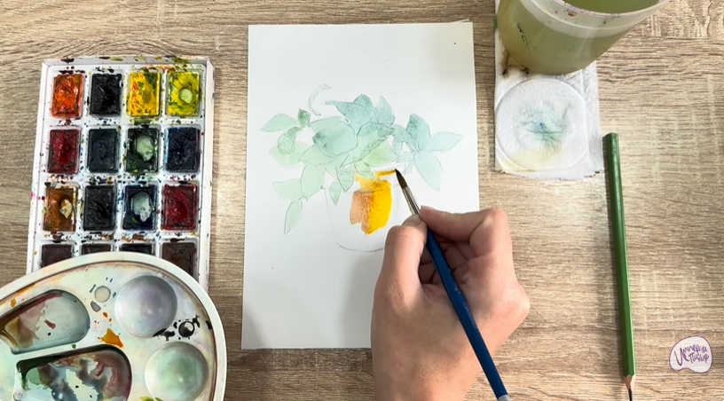 Рисуем Традесканция