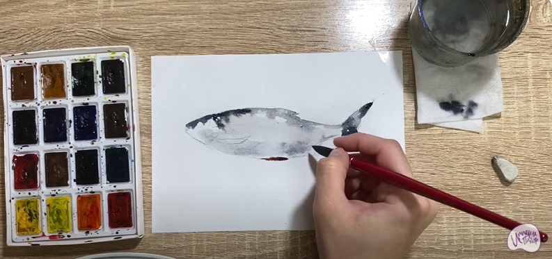 Рисуем Вобла