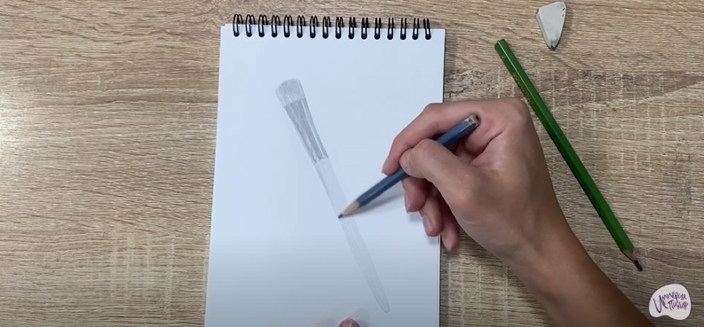 Рисуем Кисть для теней