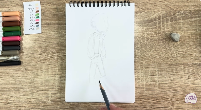 Рисуем Вик из "Побег из будущего"