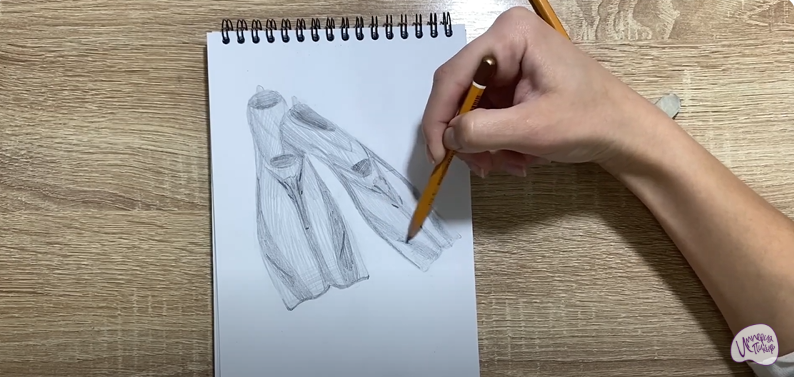 Рисуем Ласты для плавания