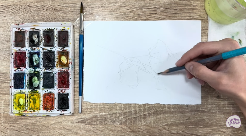 Рисуем Душица