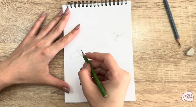 Рисуем Держатель для простыни