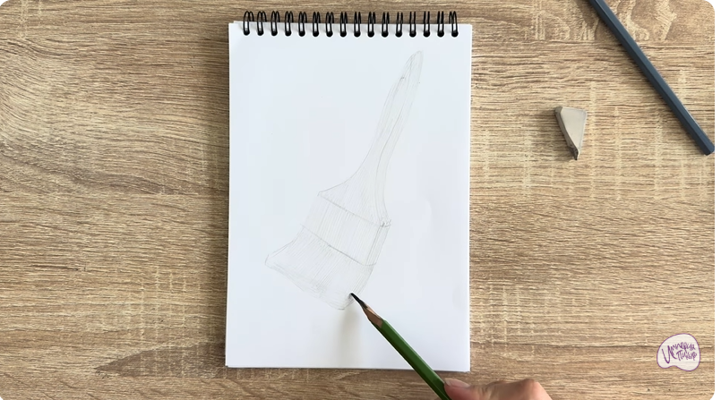 Рисуем Кисть малярная