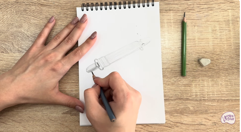 Рисуем Держатель для простыни