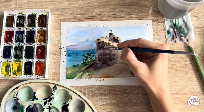 Рисуем Чобан-Кале